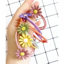 多色小雛菊皮筋    大號小雛菊彩色扎發皮筋 義烏一元店貨源